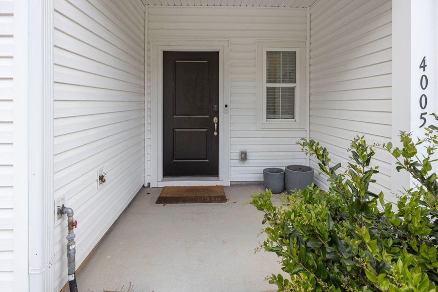 Exterior details and patio area of a home in , North Charleston (Image 3).