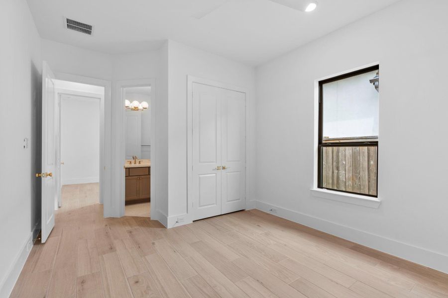 Secondary bedroom. Representative image.