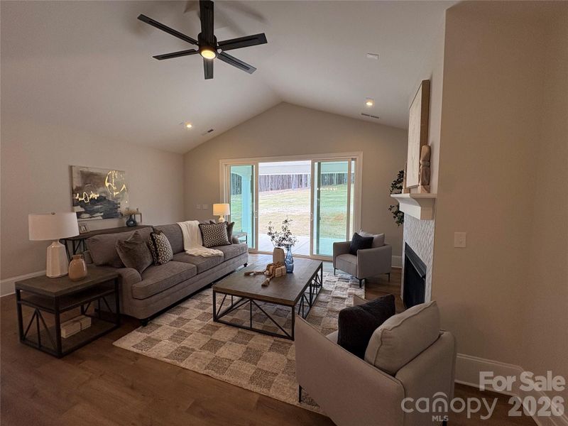 Furnished interior view inside a new home in , Sherrills Ford (Image 16). Furnished interior view inside a new home in , Sherrills Ford (Image 16).