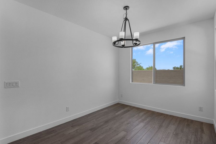 Spacious, unfurnished interior of a new home in CantaMia at Estrella 55+, Goodyear (Image 23).
