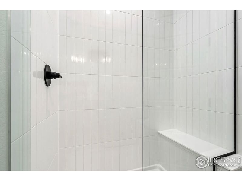 Modern look - shower seat