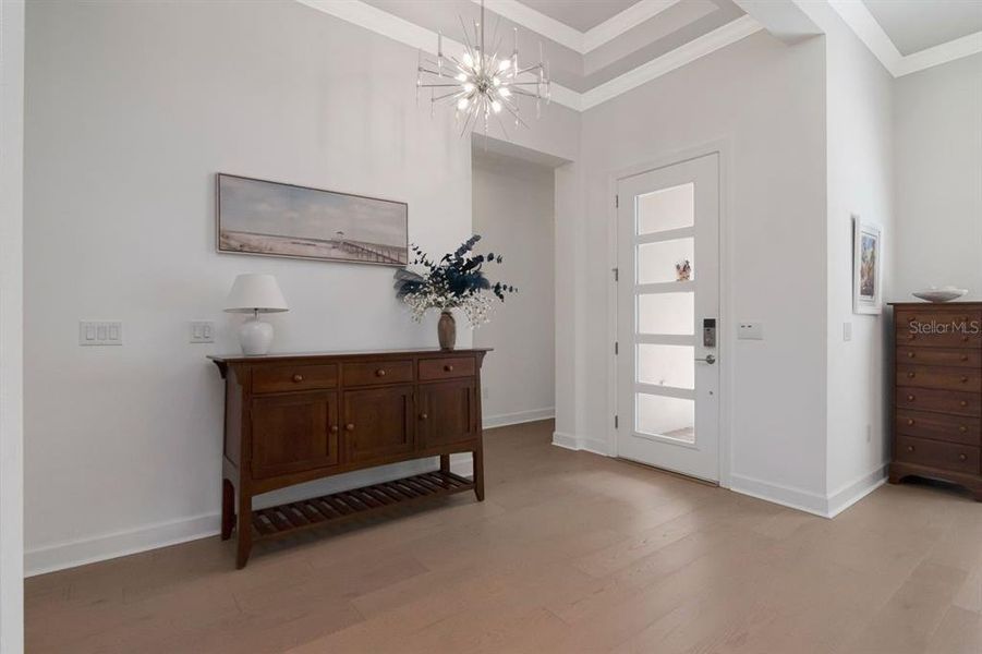 Furnished interior view inside a new home in River's Edge, Wesley Chapel (Image 12).