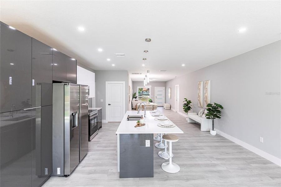 Furnished interior view inside a new home in , Punta Gorda (Image 43).