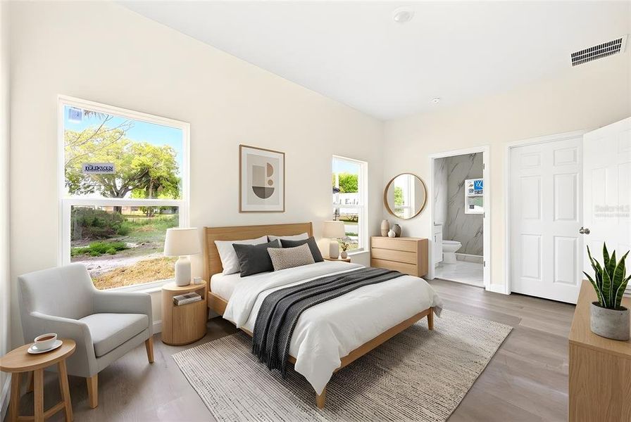 Furnished interior view inside a new home in , Titusville (Image 6).