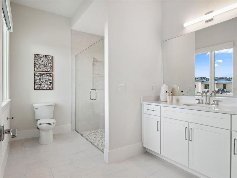 Furnished interior view inside a new home in Lake Sheen Sound, Orlando (Image 29).