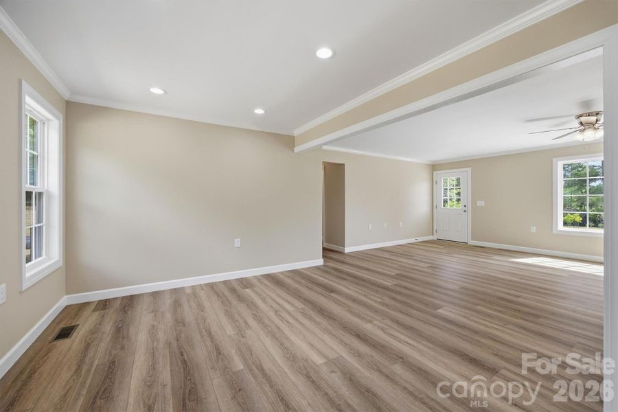 Spacious, unfurnished interior of a new home in , Morganton (Image 27).