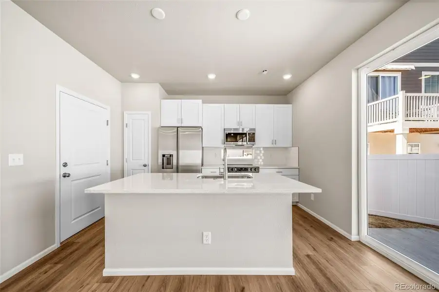 Furnished interior view inside a new home in , Commerce City (Image 3).