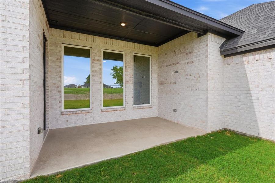 Exterior details and patio area of a home in , Weatherford (Image 26). Exterior details and patio area of a home in , Weatherford (Image 26).