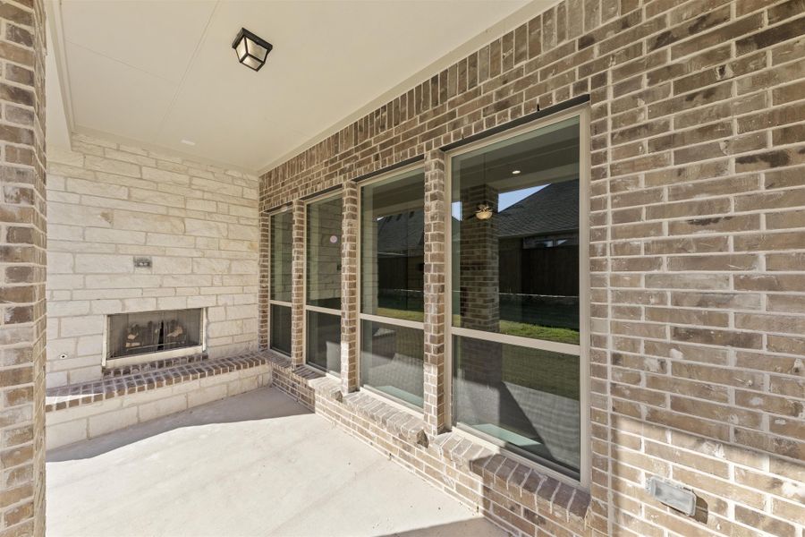 Representative exterior details of a home built from the Portsmouth by Windsor Homes in Nelson Lake Estates, Rockwall (Image 3).