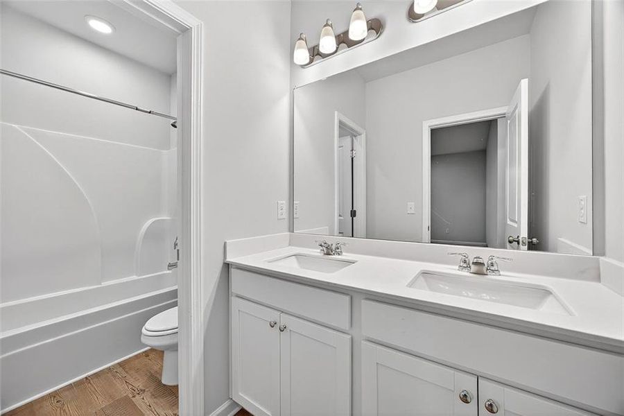 Furnished interior view inside a new home in Bedford Estates, Atlanta (Image 14).
