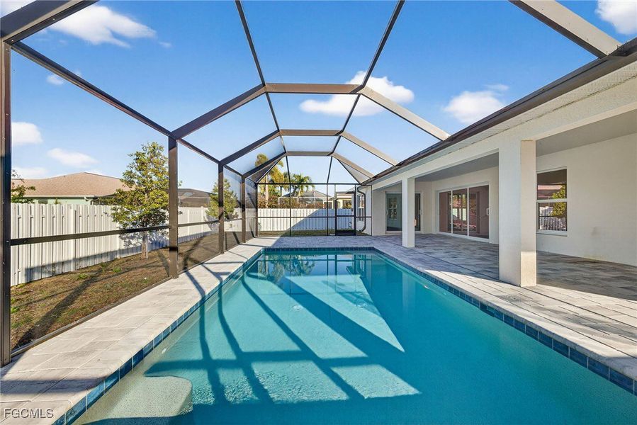 Exterior details and patio area of a home in Cape Coral, Cape Coral (Image 23).