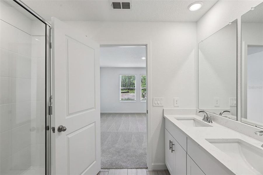 Furnished interior view inside a new home in Flagler Village - Classic Series, Palm Coast (Image 5).
