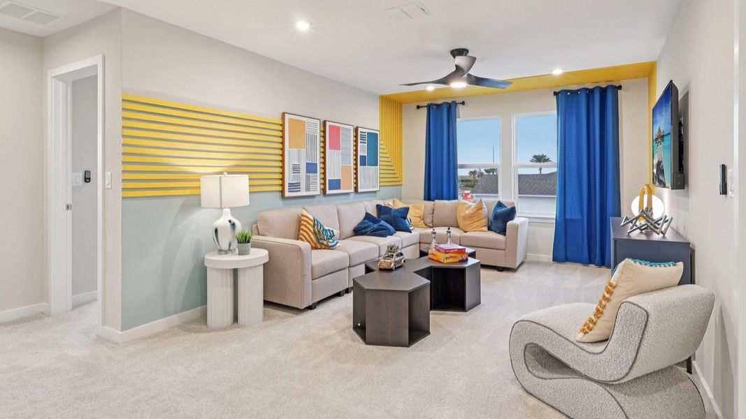 Furnished interior view inside a new home in Hamilton Bluff, Haines City (Image 13). Furnished interior view inside a new home in Hamilton Bluff, Haines City (Image 13).
