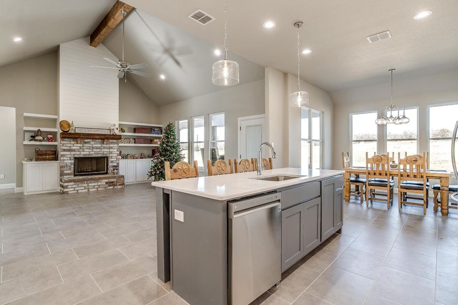 Representative furnished interior of a home built from the Augusta Court by Trinity Classic Homes in Zion Trails, Poolville (Image 17).