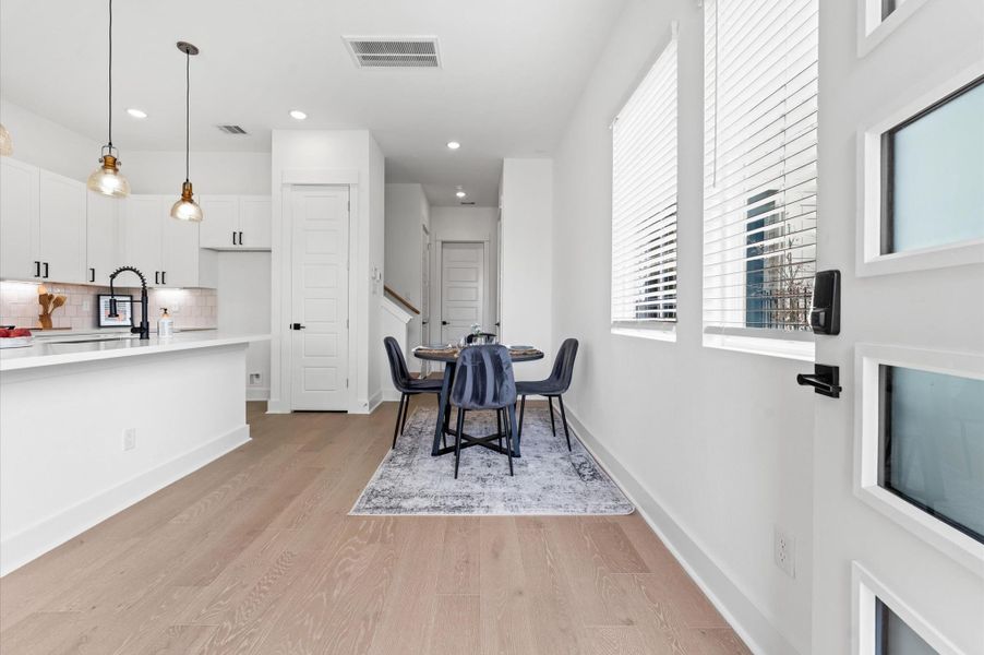 Furnished interior view inside a new home in , Houston (Image 9).