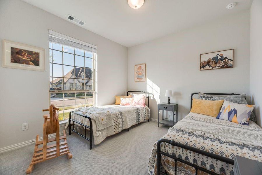 Furnished interior view inside a new home in Reunion, Rhome (Image 30).