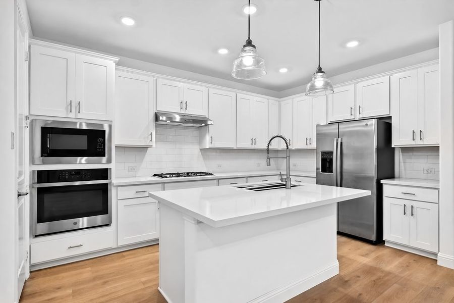 Furnished interior view inside a new home in Cross Creek Meadows, Celina (Image 4).