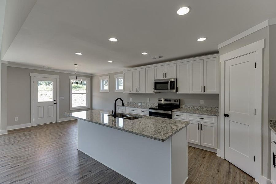 Furnished interior view inside a new home in , Hartwell (Image 13).