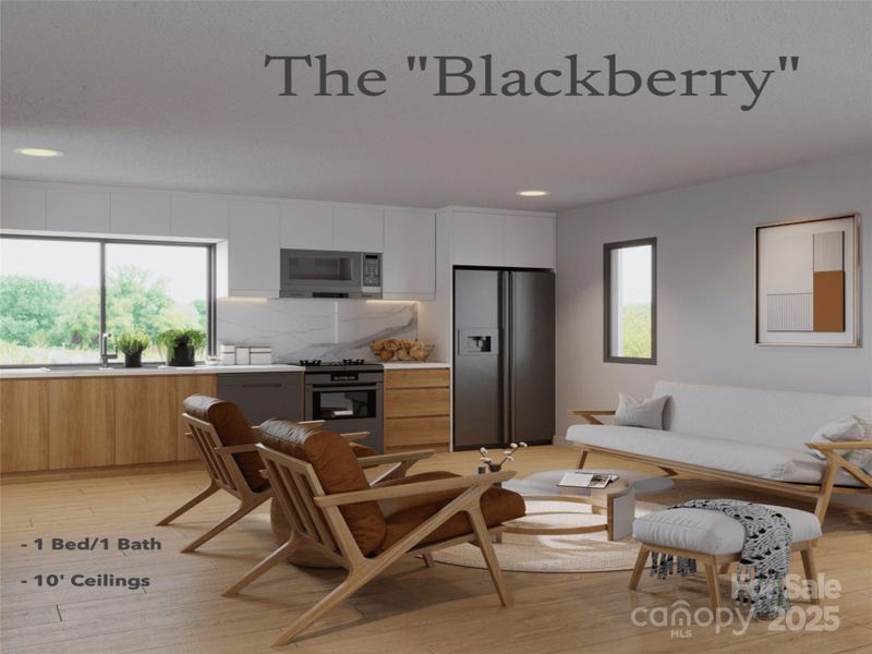 Furnished interior view inside a new home in , Waynesville (Image 3).