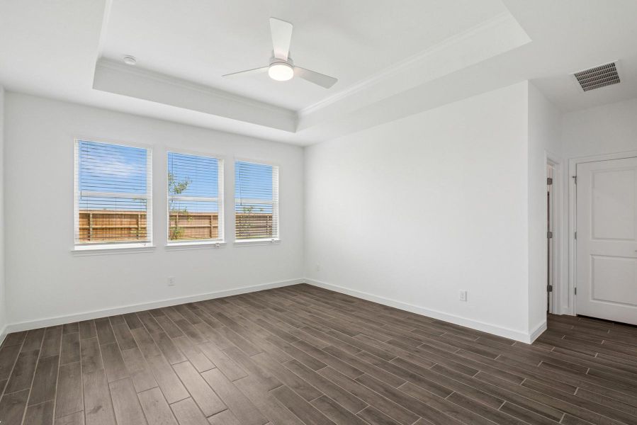 Sun-lit primary suite Sun-lit primary suite