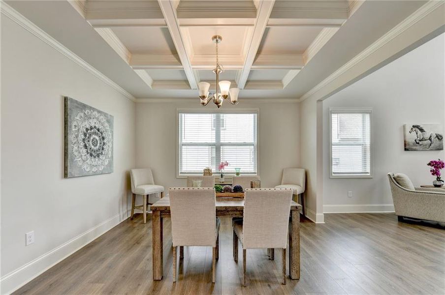 Furnished interior view inside a new home in , Cumming (Image 6).