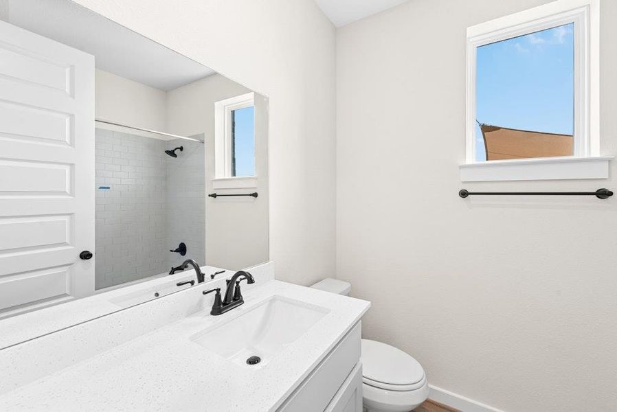 Furnished interior view inside a new home in University Heights, Round Rock (Image 5). Furnished interior view inside a new home in University Heights, Round Rock (Image 5).