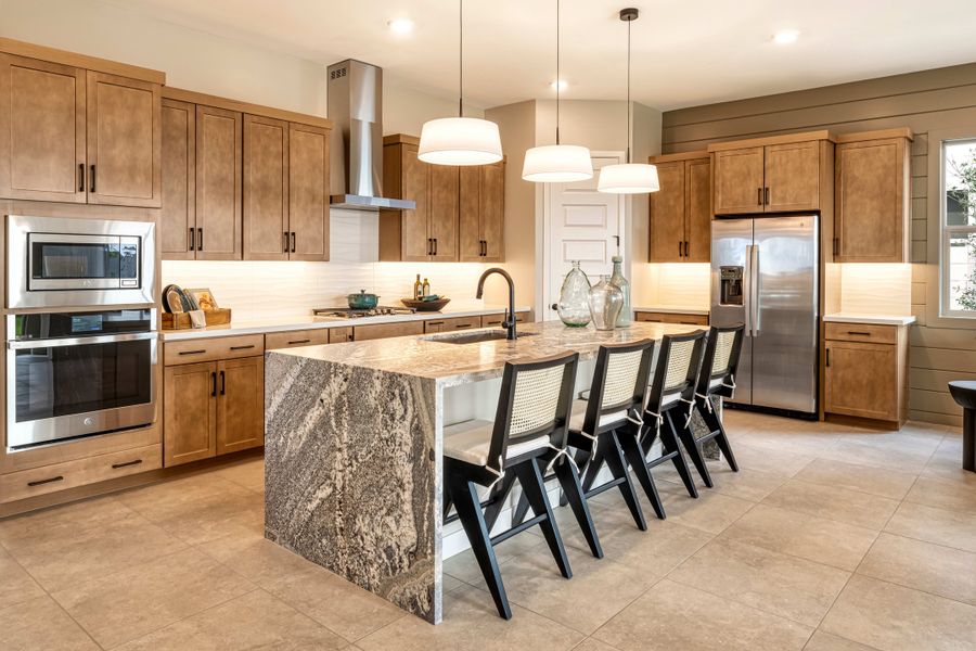 Representative furnished interior of a home built from the Juniper Plan 40-7 by Tri Pointe Homes in Soleo, San Tan Valley (Image 6).