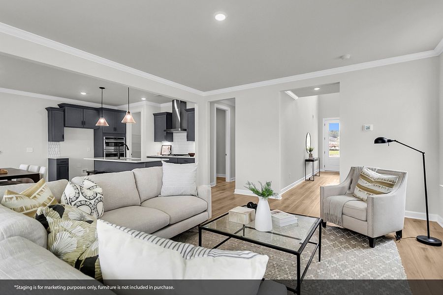 Furnished interior view inside a new home in Pineland Preserve, Summerville (Image 19).