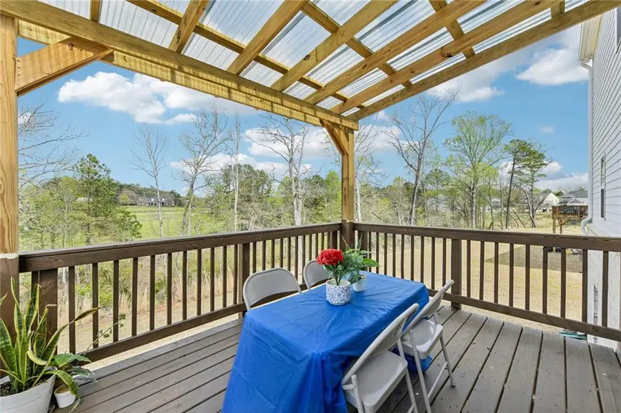 Exterior details and patio area of a home in , Dawsonville (Image 22).