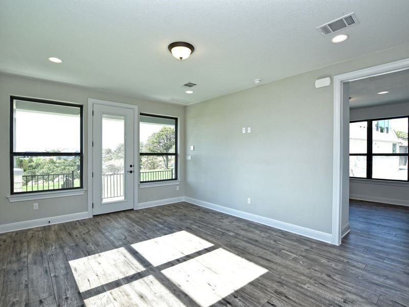 Representative unfurnished interior of a home built from the Casita by Giddens Homes in Whispering Wind, Bertram (Image 23).