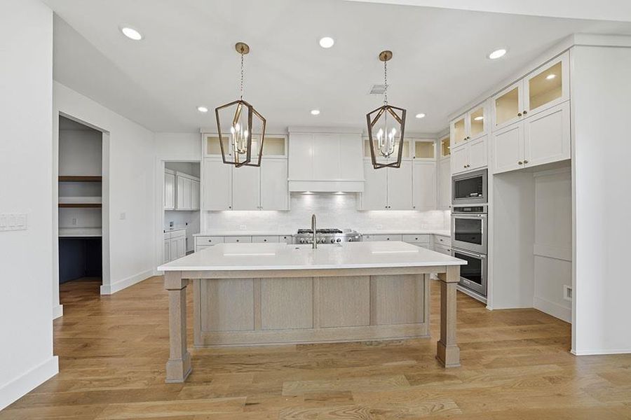 Furnished interior view inside a new home in Light Farms Graham/Reagan, Celina (Image 16).