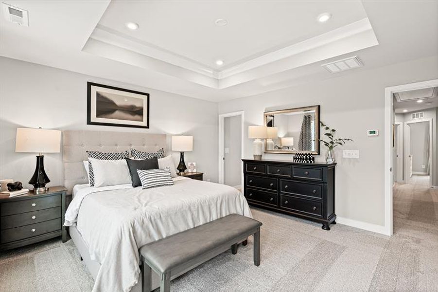 Furnished interior view inside a new home in Creek Water Townhomes, Indian Land (Image 27).