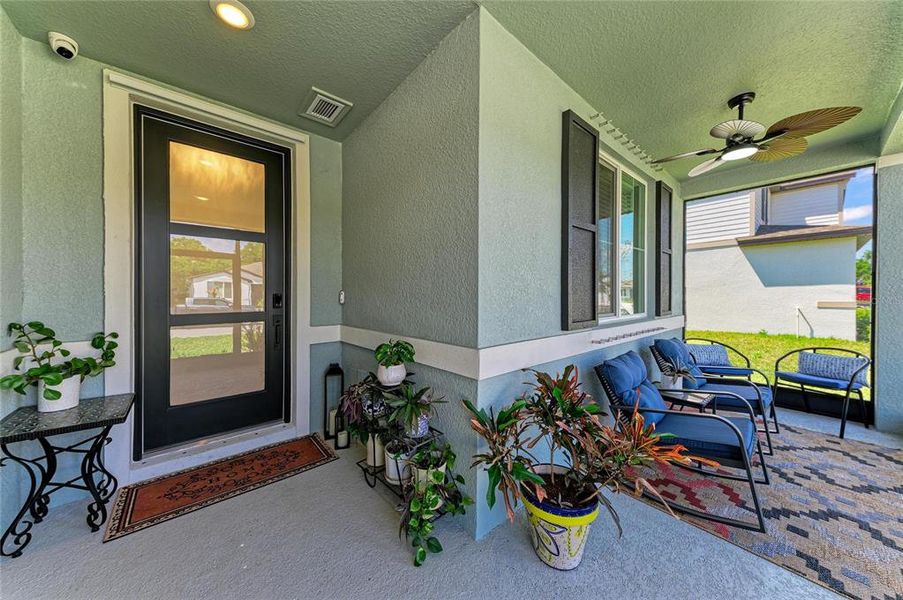 Exterior details and patio area of a home in , Parrish (Image 3). Exterior details and patio area of a home in , Parrish (Image 3).