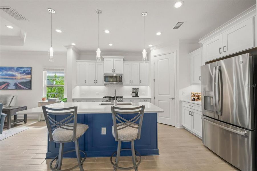 Furnished interior view inside a new home in , Sarasota (Image 6). Furnished interior view inside a new home in , Sarasota (Image 6).