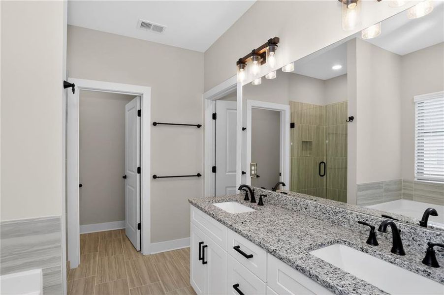 Furnished interior view inside a new home in , Dawsonville (Image 9).