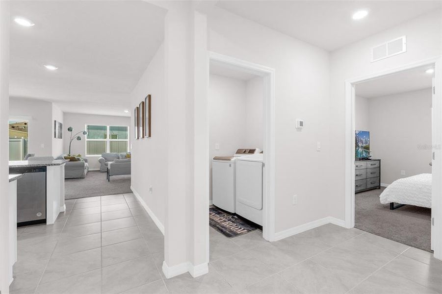 Furnished interior view inside a new home in Cypress Park Estates, Haines City (Image 29).