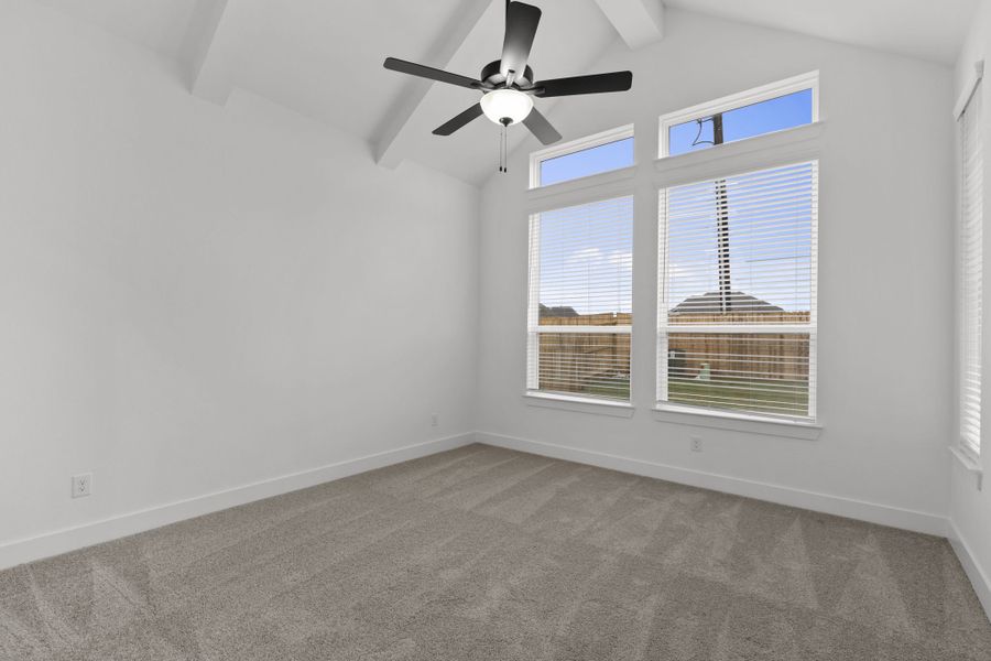 Representative unfurnished interior of a home built from the Summerton 50′ by Chesmar Homes in Prominence, San Antonio (Image 11). Representative unfurnished interior of a home built from the Summerton 50′ by Chesmar Homes in Prominence, San Antonio (Image 11).