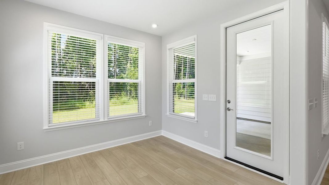 Spacious, unfurnished interior of a new home in Midpoint at New Riverside, Bluffton (Image 24). Spacious, unfurnished interior of a new home in Midpoint at New Riverside, Bluffton (Image 24).