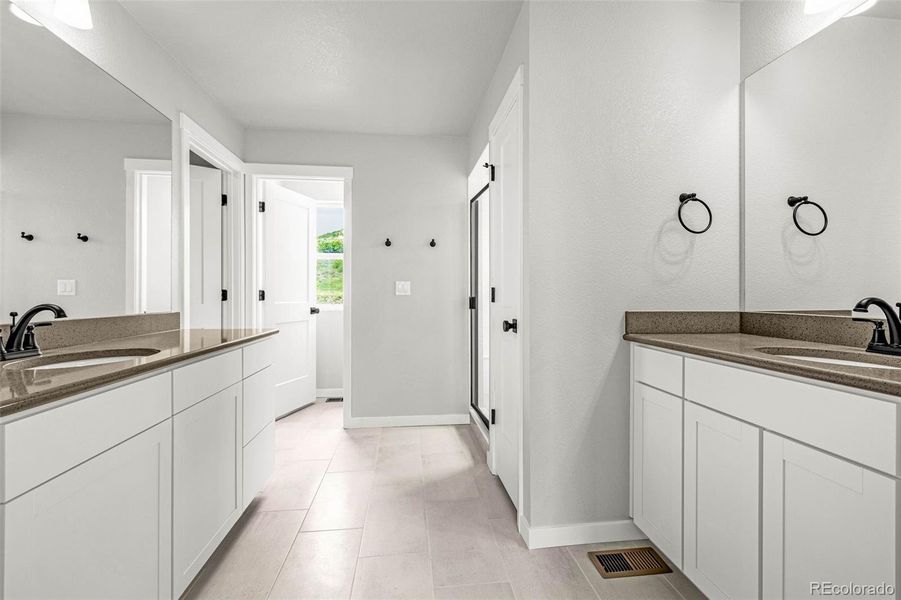 Furnished interior view inside a new home in , Colorado Springs (Image 9).