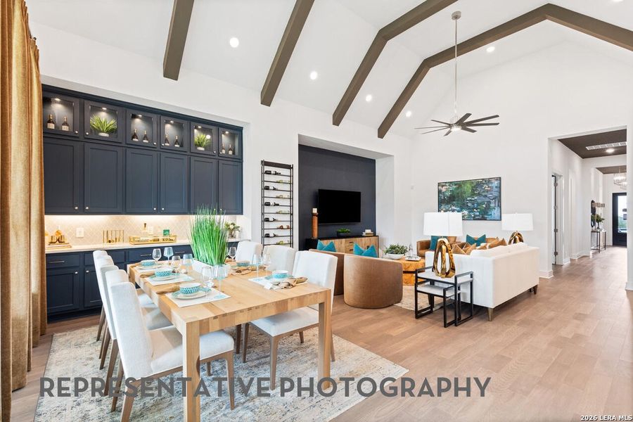 Furnished interior view inside a new home in The Ranches at Creekside, Boerne (Image 11).