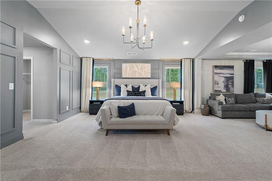 Furnished interior view inside a new home in Northcroft, Loganville (Image 26).