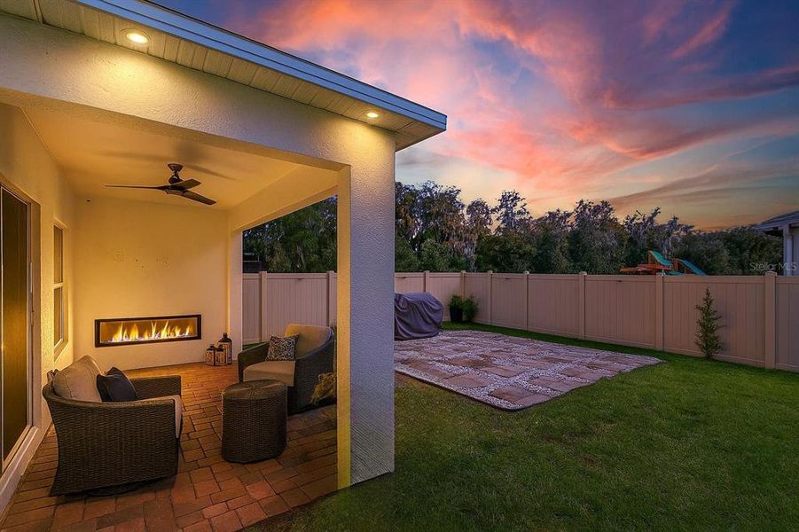 Exterior details and patio area of a home in Eden at Crossprairie, St. Cloud (Image 28). Exterior details and patio area of a home in Eden at Crossprairie, St. Cloud (Image 28).