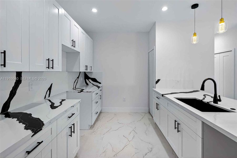 Furnished interior view inside a new home in , Miami (Image 5).