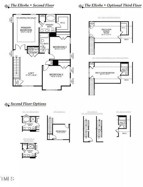 2nd Floor Ellerbe Plan