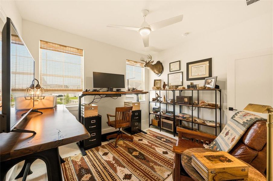 Furnished interior view inside a new home in , Aledo (Image 30).