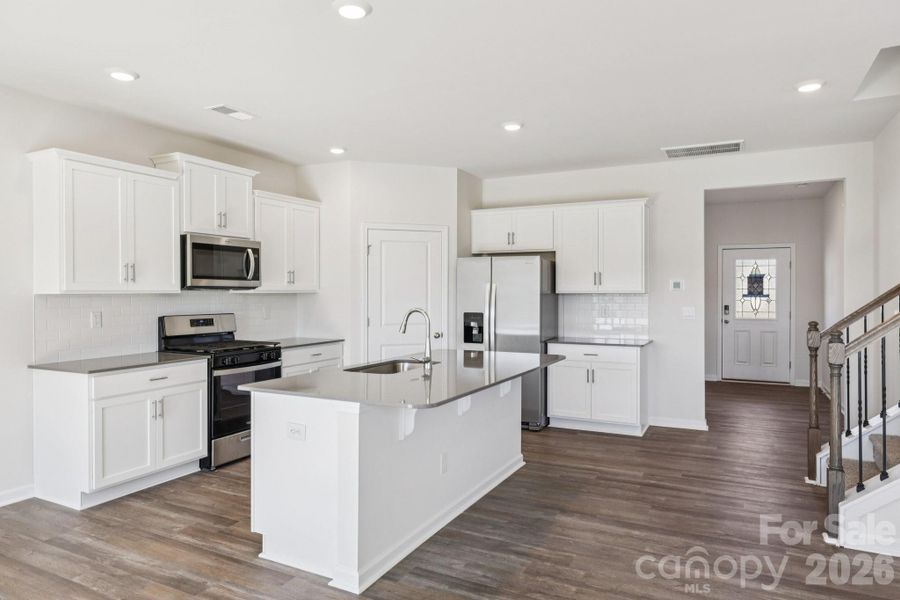 Furnished interior view inside a new home in Cline Village, Conover (Image 3). Furnished interior view inside a new home in Cline Village, Conover (Image 3).