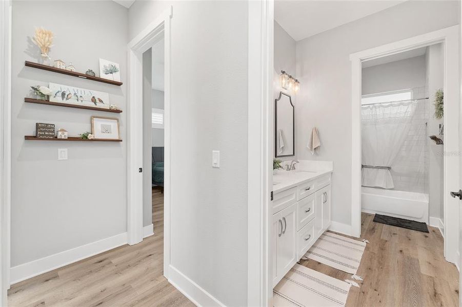 Furnished interior view inside a new home in , Oxford (Image 35).