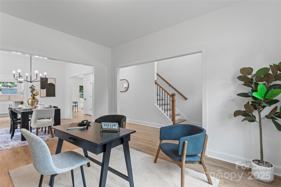 Furnished interior view inside a new home in , Harrisburg (Image 28). Furnished interior view inside a new home in , Harrisburg (Image 28).