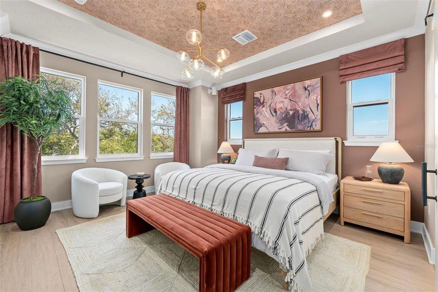 Furnished interior view inside a new home in EvenTide, New Smyrna Beach (Image 24).