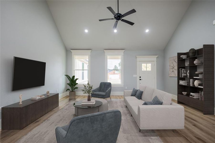 Furnished interior view inside a new home in , Lindale (Image 13).